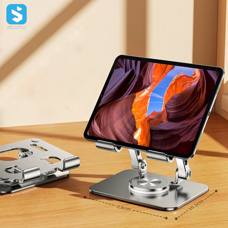 360 degree rotating aluminum tablet stand holder
